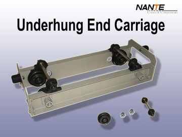 Gray Underhung Crane End Carriage Max Capacity 10 T à la vitesse 20m/minute