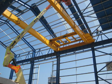 Yellow European Standard Double Girder Overhead Cranes For Automobiles