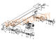 Série Crane End Carriage de Crane Traveling Mechanism HSB pour poutre simple/double